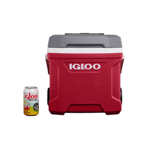 IGLOO 16QT WHEELED COOL BOX, RED | 00034806 - Image 