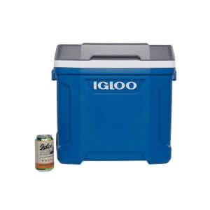 IGLOO LATITUDE 30QT WHEELED COOL BOX BLUE | 00034658 - Image 