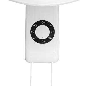 IVERIA 18" WALL FAN 6-BLADE 3-SPEED CONTROL WHITE | AI-18PAW - Image 