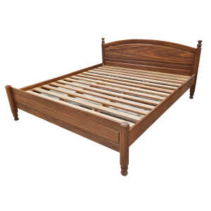 AMANTA KING SIZE WOODEN BED 180X200 BLACK KABBES | AMANTA180X200 - Image 