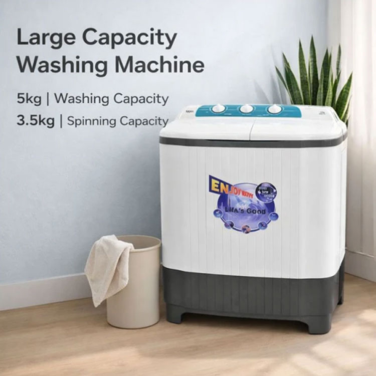 Axxel 5kg semi automatic washing machine capacity