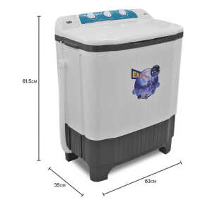 AXXEL 5KG SEMI-AUTOMATIC TWIN TUB WASHING MACHINE 110V WHITE | AWM500 - Image 