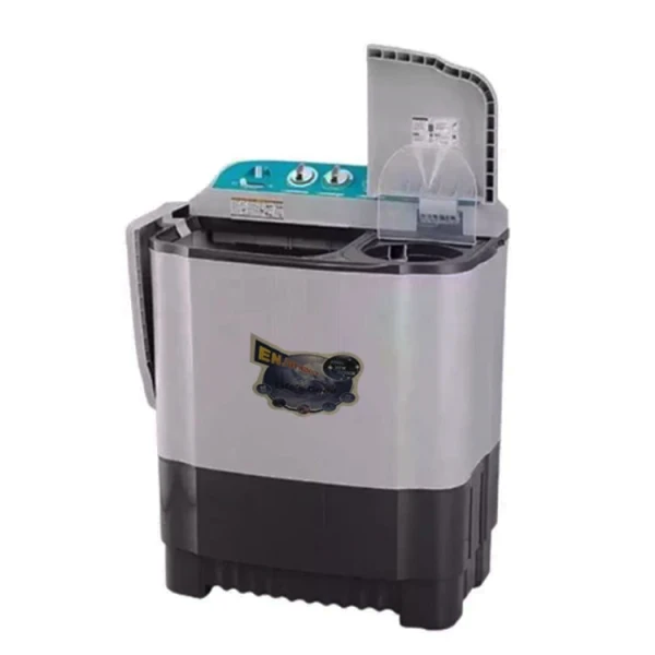 AXXEL 7.2KG SEMI-AUTOMATIC TWIN TUB WASHING MACHINE 110V WHITE | AWM720 - Image 