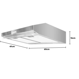 BERKLAYS 60 CM RANGE HOOD STAINLESS STEEL | BH60.16 - Image 
