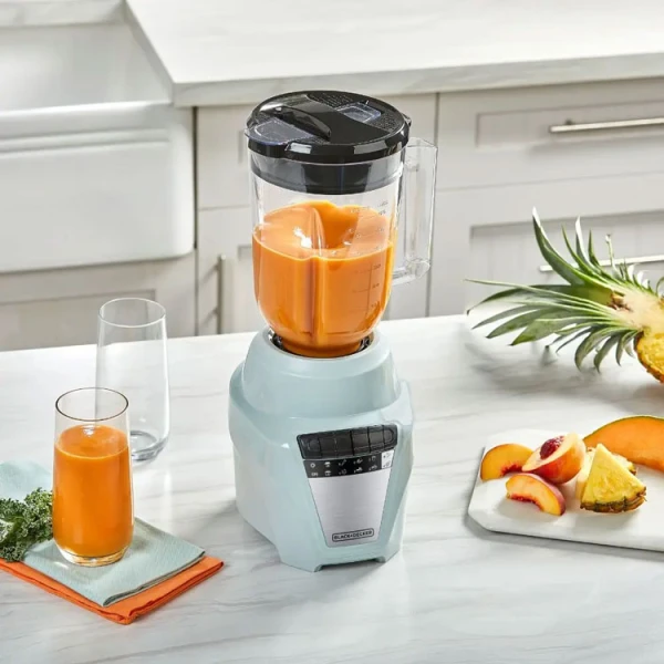 BLACK & DECKER 1.6L 8 SPEED BLENDER W/PLASTIC JAR MINT GREEN | BL0877-1GDLA - Image 