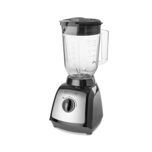 BLACK & DECKER 2 SPEED 1.5L PLASTIC JAR BLACK BLENDER | BLBD202PB - Image 