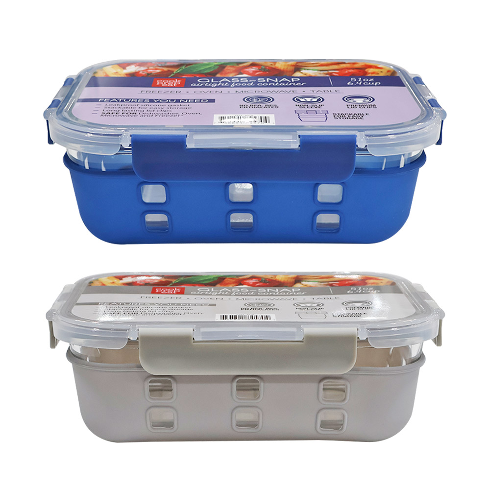 COOK PREP EAT Rectangular Glass Storage Container