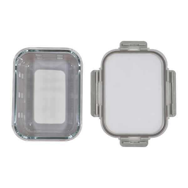 COOK PREP EAT RECTANGULAR GLASS STORAGE CONTAINER 6.4CUP | CPEL-4570 - Image 