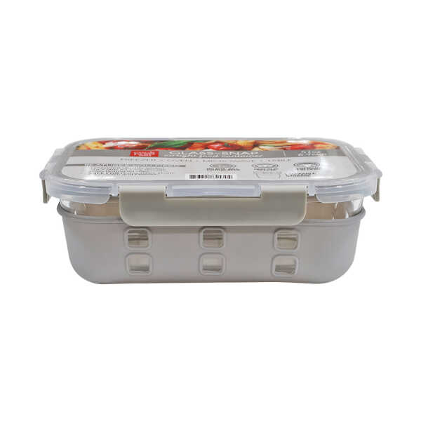 COOK PREP EAT RECTANGULAR GLASS STORAGE CONTAINER 6.4CUP | CPEL-4570 - Image 