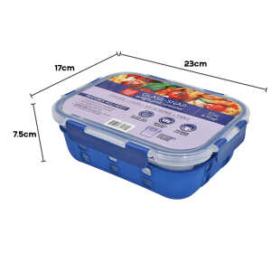 COOK PREP EAT RECTANGULAR GLASS STORAGE CONTAINER 6.4CUP | CPEL-4570 - Image 