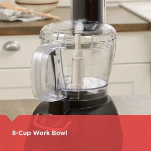 BLACK & DECKER 8-CUPS FOOD PROCESSOR BLACK 120VAC-450W MAX | FP1600B - Image 