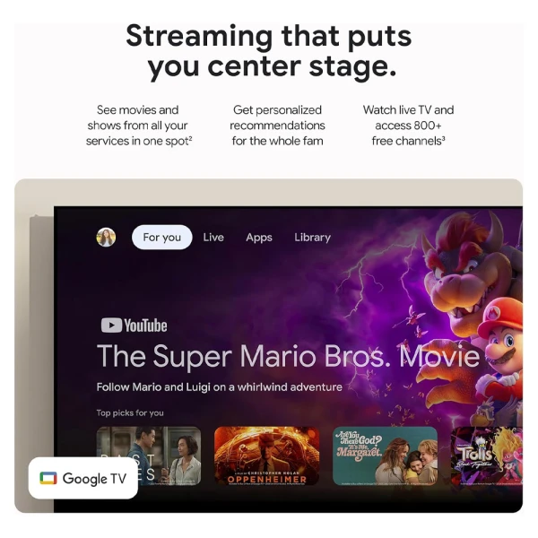 GOOGLE TV STREAMER 4K W/REMOTE | GRS6B - Image 