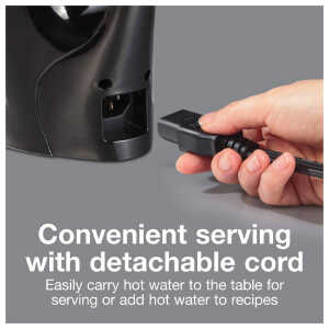PROCTOR SILEX 1L ELECTRIC KETTLE BLACK | K2071PS - Image 