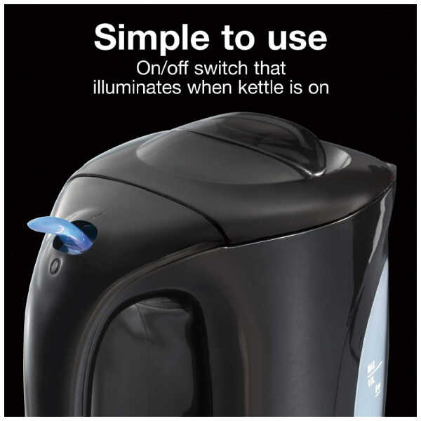 PROCTOR SILEX 1L ELECTRIC KETTLE BLACK | K2071PS - Image 