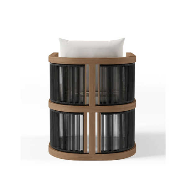 SOLEA OUTDOOR DINNER SET 7 PIECES, 6 CHAIRS AND 1 TABLE | KM2368 - Image 