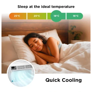 KENMORE 8000 BTU WINDOW AIRCONDITIONER 115V/60HZ WHITE | KM8K-R - Image 
