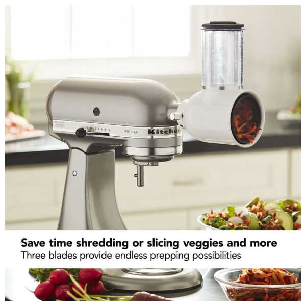 KITCHENAID FRESH PREP SLICER/SHREDDER ATTACHMENT | KSMVSA - Image 
