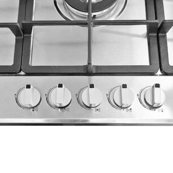 GLOBAL 5 BURNERS BUILT-IN  STAINLESS STEEL GAS COOKTOP | L0423011 - Image 