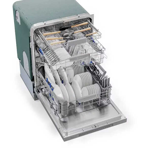 MIDEA 24" BUILT-IN SMART 87CM DISHWASHER, SS | MDT24P5AST - Image 