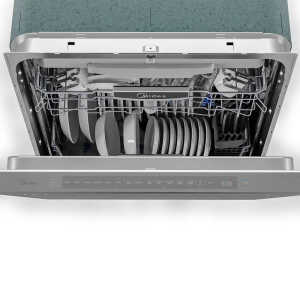 MIDEA 24" BUILT-IN SMART 87CM DISHWASHER, SS | MDT24P5AST - Image 