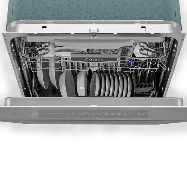 MIDEA 24" BUILT-IN SMART 87CM DISHWASHER, SS | MDT24P5AST - Image 