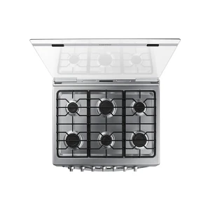 SAMSUNG 30" 6-BURNERs GAS RANGE, SILVER | NX52D3000MV/AX - Image 