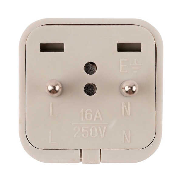 NIPPON AMERICA MULTI PLUG ADAPTER ROUND PIN TO | P-522 - Image 