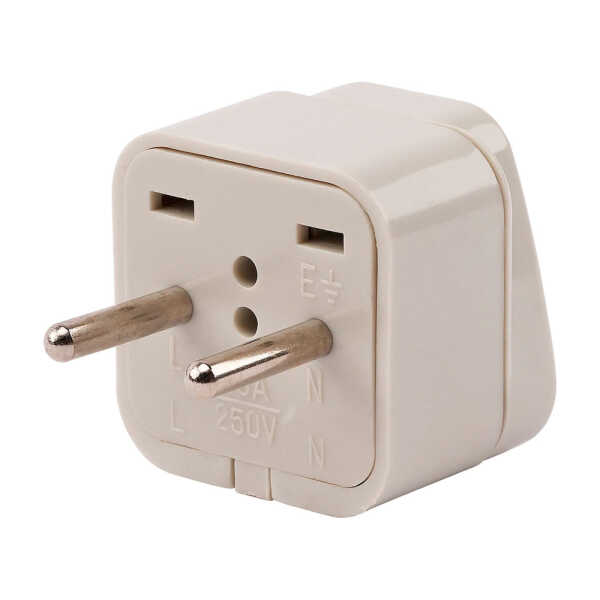 NIPPON AMERICA MULTI PLUG ADAPTER ROUND PIN TO | P-522 - Image 