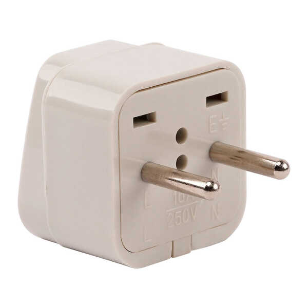 NIPPON AMERICA MULTI PLUG ADAPTER ROUND PIN TO | P-522 - Image 