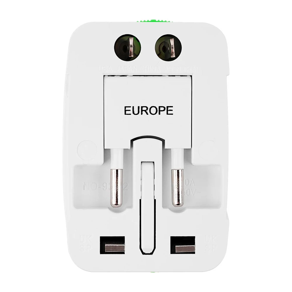 NA UNIVERSAL TRAVEL ADAPTER WI/ USB SOCKET | P-525DUSB - Image