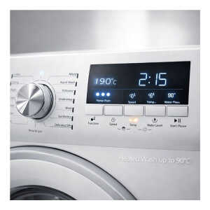 PREMIUM 11KG FRONT LOAD WASHER WITH HEATING ELEMENT WHITE | PWMF115XW - Image 