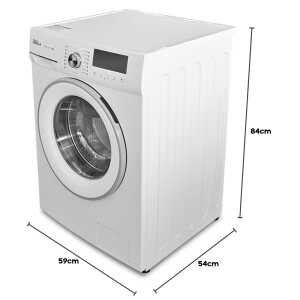 PREMIUM 11KG FRONT LOAD WASHER WITH HEATING ELEMENT WHITE | PWMF115XW - Image 