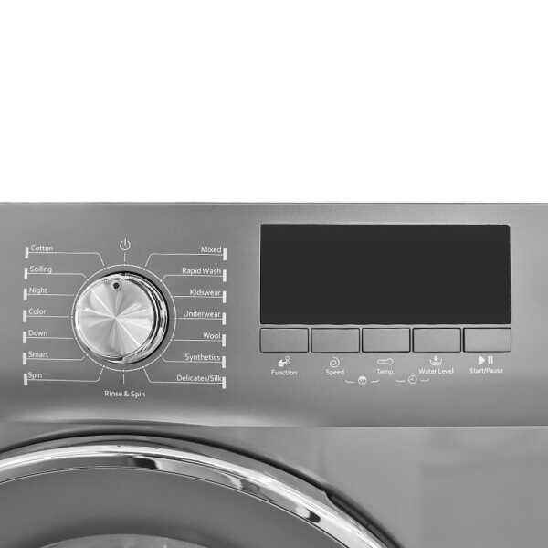 PREMIUM 11KG FRONT LOAD WASHER WITH HEATING ELEMENT GREY | PWMF116XS - Image 