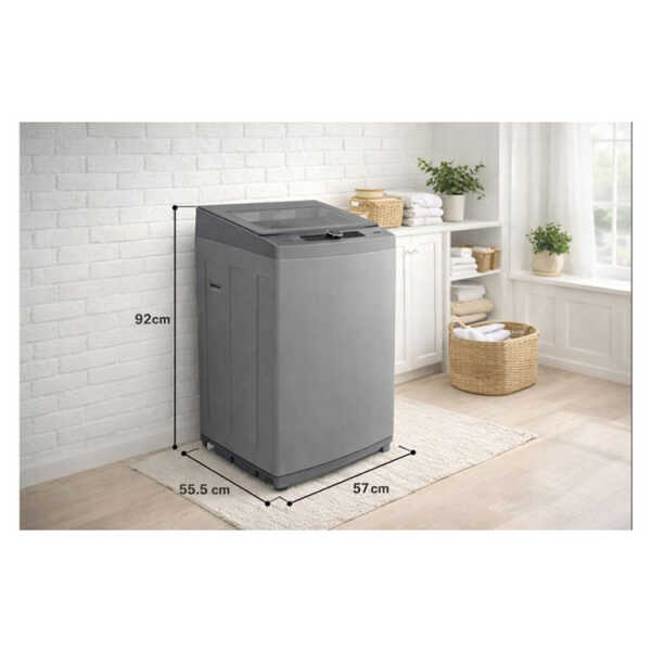 PREMIUM 11KG TOP LOAD WASHER WITH IMPELLER GREY | PWMT1116XS - Image 