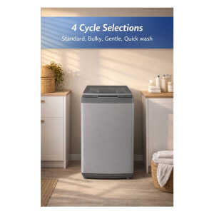 PREMIUM 11KG TOP LOAD WASHER WITH IMPELLER GREY | PWMT1116XS - Image 