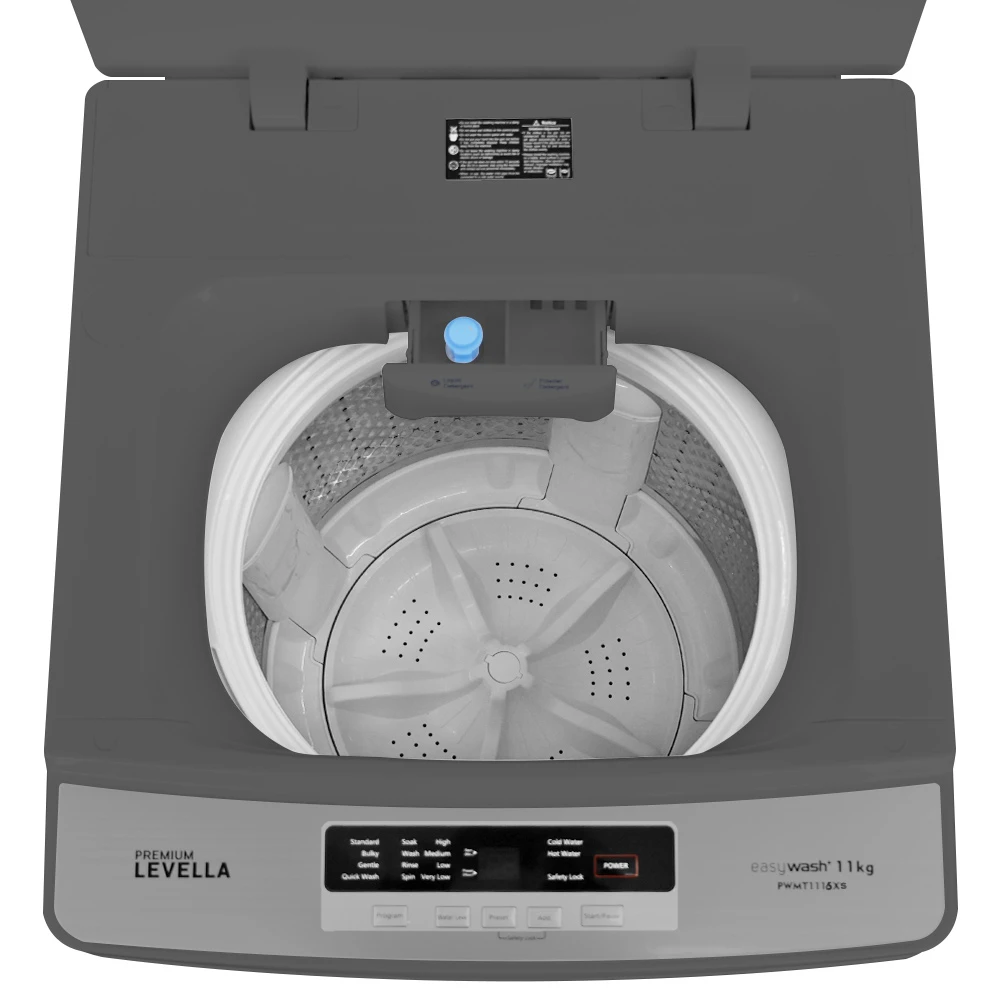 Large 11kg Top-Load Washer – Powerful & Stylish | PWMT1116XS