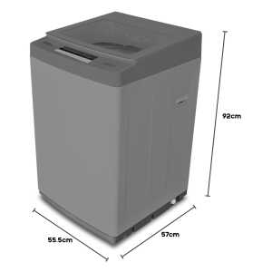 PREMIUM 11KG TOP LOAD WASHER WITH IMPELLER GREY | PWMT1116XS - Image 