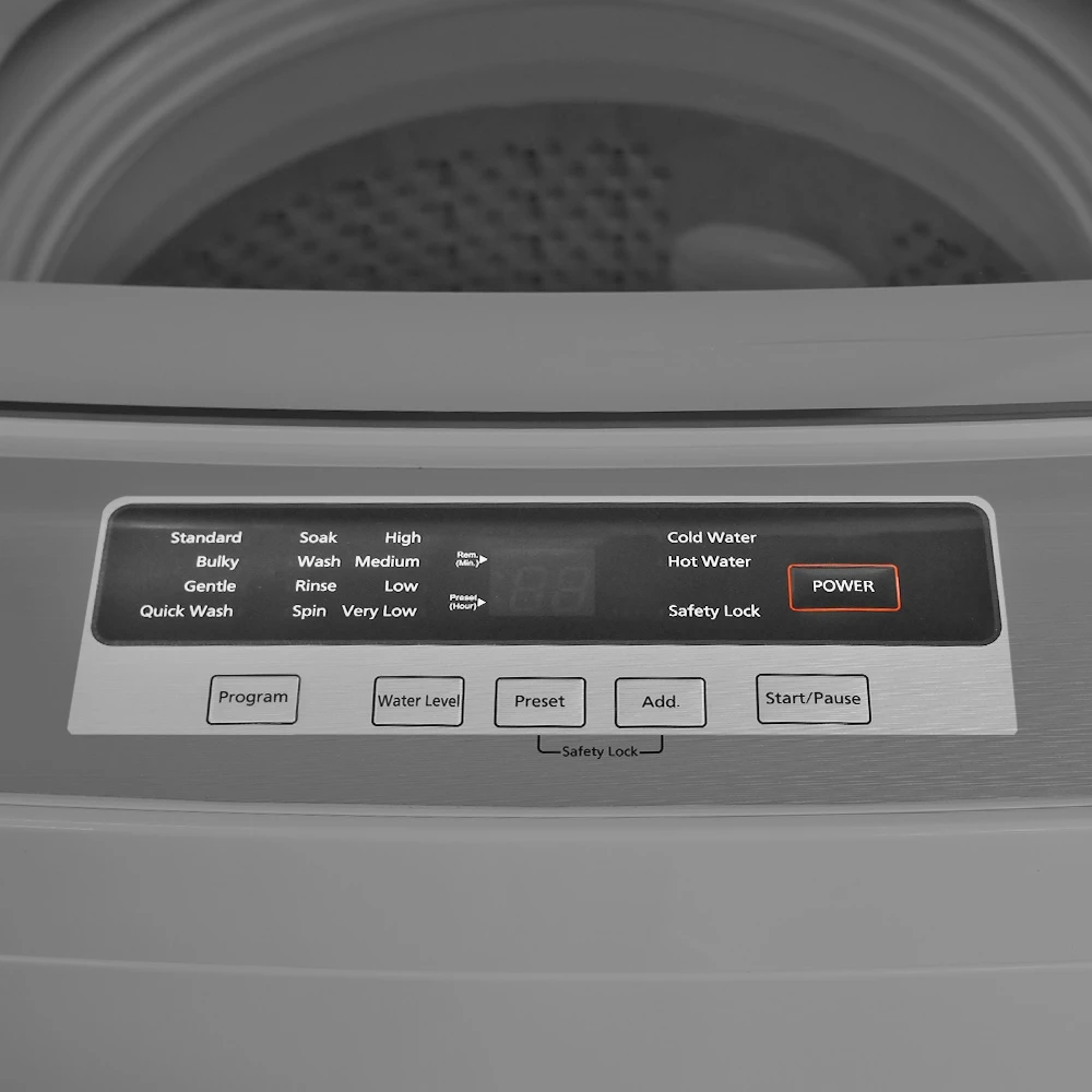Top load washer 14kg, grey | With impeller technology