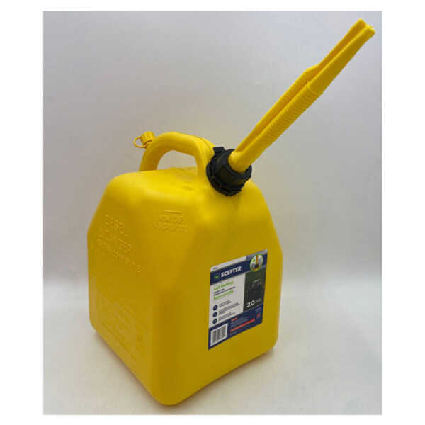 DIESEL CAN 5.30 GALLON , YELLOW | SCE-07649 - Image 