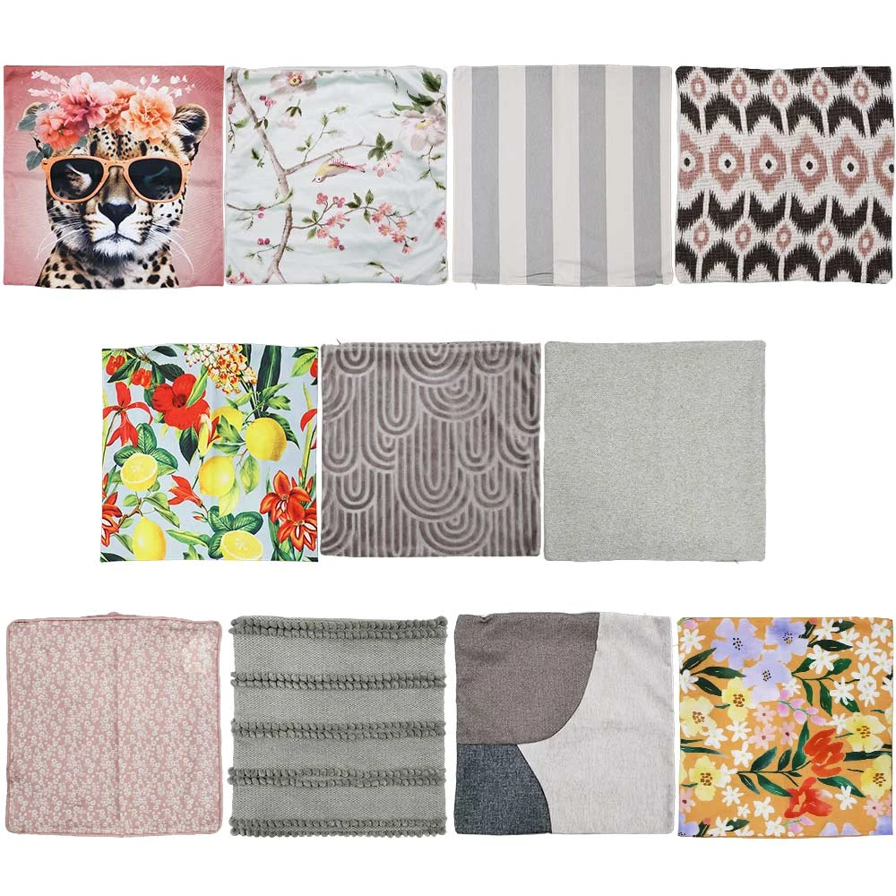 Decorative Cushion Covers in Various Colors & Sizes