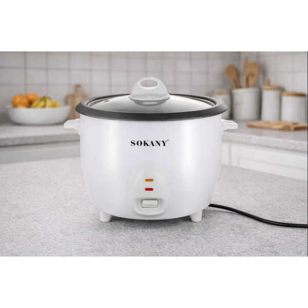SOKANY 1.8L / 10 CUP UNCOOKED RICE COOKER | SK-07058 - Image 