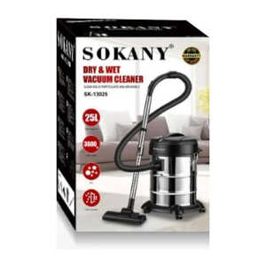 SOKANY VACUUM CLEANER 25LTR 3600W | SK-13025 - Image 