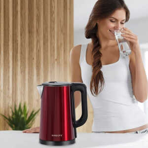 SOKANY 2.5L CORDLESS ELECTRIC KETTLE 110V-50HZ-60HZ ASSORTED COLORS | SK-SH1088 - Image 