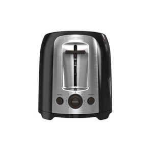 BLACK & DECKER 2-SLICE WIDE SLOTS TOASTER, BLACK | TR1278B - Image 