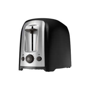 BLACK & DECKER 2-SLICE WIDE SLOTS TOASTER, BLACK | TR1278B - Image 