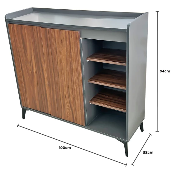 PRIMO STORAGE CABINET W100XD32XH94CM | JH14100 - Image 