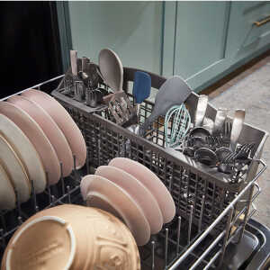 WHIRLPOOL 24" BUILT-IN DISHWASHER SS + SS CABIN | WDT730HAMZ - Image 