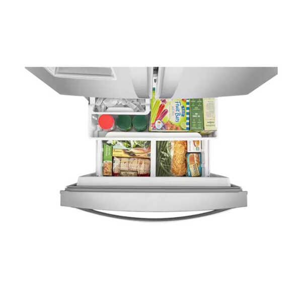 WHIRLPOOL 20CU.FT WIDE FRENCHDOOR REFRIGERATOR, SS | WRF560SEHZ - Image 