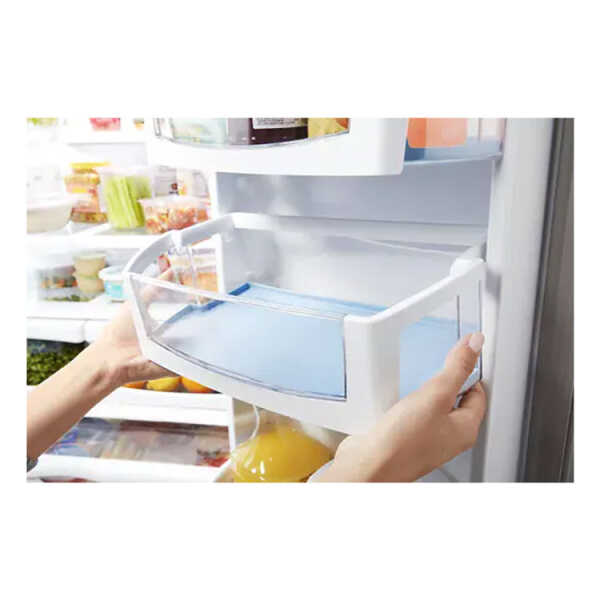 WHIRLPOOL 20CU.FT WIDE FRENCHDOOR REFRIGERATOR, SS | WRF560SEHZ - Image 