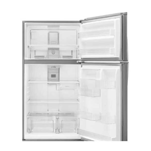 WHIRPOOL 22 CU.FT TOP FREEZER AUTOMATIC DEFROST MONOCHROMATIC STAINLESS STEEL REFRIGERATOR | WRT541SZDM - Image 